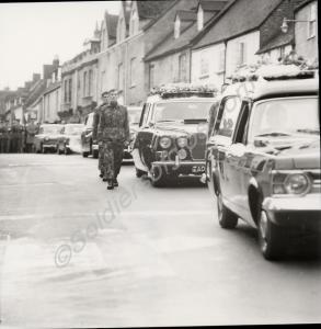 Funeral of Lance-Corporal Ian Bramley. Gloucesters
