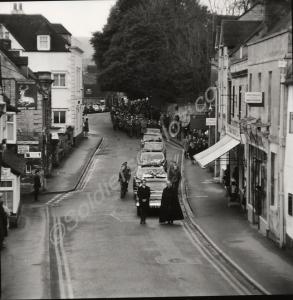 Funeral of Lance-Corporal Ian Bramley. Gloucesters