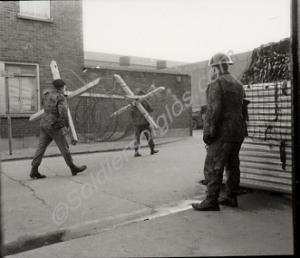Gloucestershire Regiment in Belfast. Northern Irel
