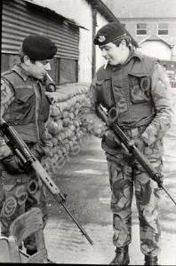 Gloucestershire Regiment in Belfast. Northern Irel