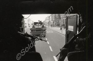 Gloucestershire Regiment in Belfast. Northern Irel