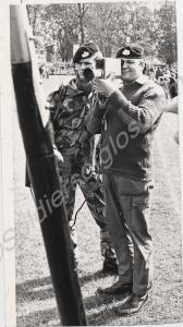 Recording an event. 1st Battalion, The Gloucesters