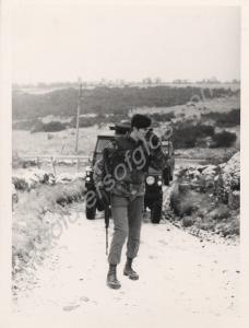 Exercise or operation in snowy landcape. 1st Batta