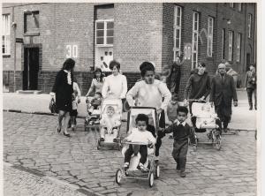 Regimental wives and children. 1st Battalion, The