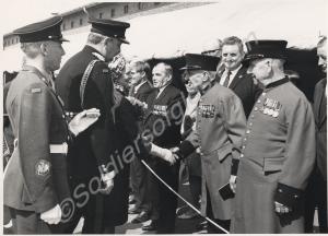 Princess Alice, Duchess of Gloucester with Brigadi