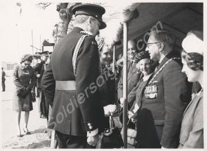 Princess Alice, Duchess of Gloucester with Brigadi