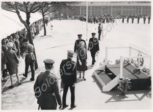 Princess Alice, Duchess of Gloucester with Brigadi