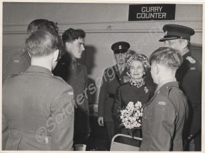 Princess Alice, Duchess of Gloucester visiting the