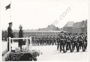 Princess Alice, Duchess of Gloucester watching Bac