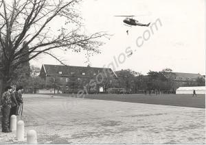 Helicopter drop. Back Badge Day. 1st Battalion, Th