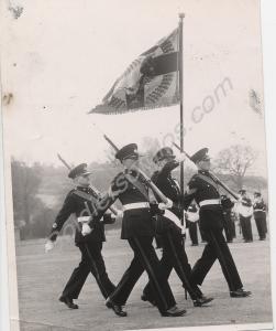 Gloucestershire Regiment Colour Party. c. 1958.