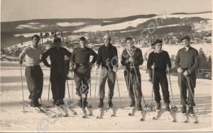 Ski-ing party in the Harz Mountains, 1959. 1st Bat