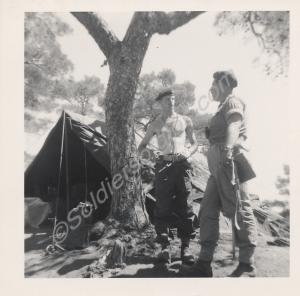 Camp scene.  1st Battalion, The Gloucestershire Re