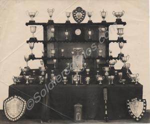 Sergeants' Mess Silver Plate. The Gloucestershire