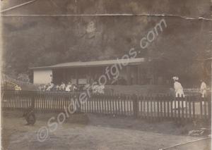 Tennis game. The Gloucestershire Regiment. India,