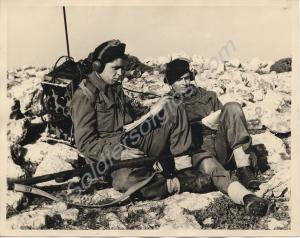Radio operators. 1st Battalion, The Gloucestershir