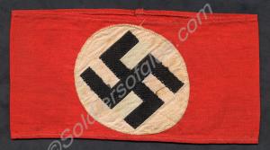 German Nazi arm band. c. 1939-1945.