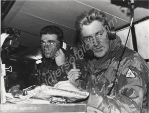Field exercise. Matthew Shaw and Maurice Evelyn-Bu