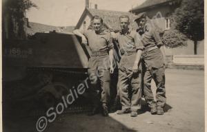 Three soldiers of 'A' Company, 2nd Battalion, The