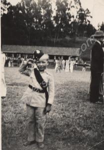 G.A. Mellatien as a child. 1st Battalion, The Glou