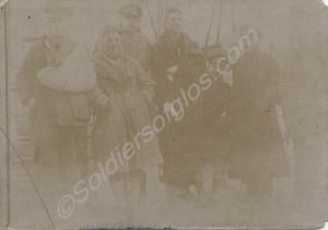 Soldiers on board a hospital ship. 1917.