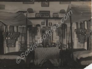 Barrack room bedspaces of 5177779 Drummer Reginald