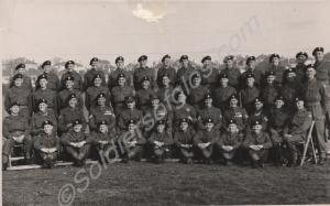 Soldiers of various units. c. 1960.