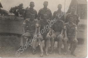 Eight sergeants and Warrant Officers. 1st Battalio