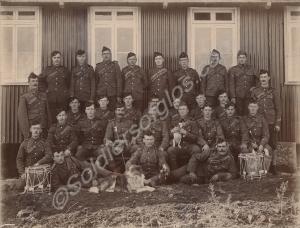 Soldiers and Drums.  Believed to be 2nd Battalion,