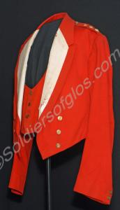 Officer's mess jacket with white facings and waist
