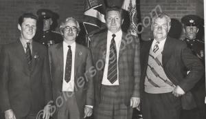 Veterans and Regimental Association members with t