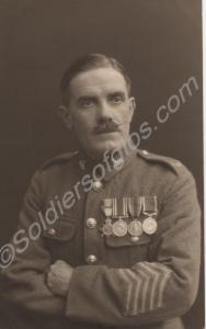 7689 Private Daniel W. Stephenson. 1st Battalion a