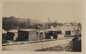 Camp with latrines. c. 1914-1918.
