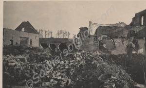 Shell damaged buildings. 1914-1918.