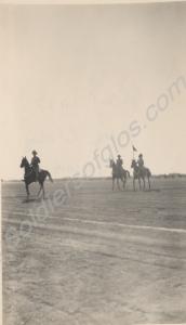 Three mounted officers at King's Birthday Parade.