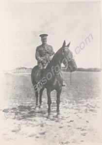 Mounted Officer. Gloucestershire Regiment. Cologne