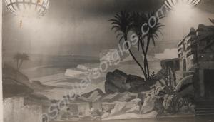 Back Number Ball. The desert scene stage backdrop