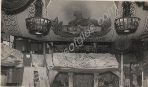 The decorated ballroom at the Back Badge Ball. 1st