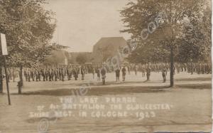 Farewell parade of 1st Battalion, The Gloucestersh