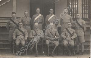 Officers and Sergeants.  2nd Battalion, The Glouce