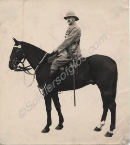 Lieutenant-Colonel R.L. Beasley on horseback.  2nd