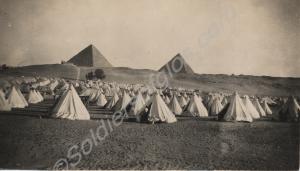 Messa Camp outside Cairo. 1st Battalion, The Glouc