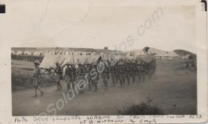 Lieutenant George Kitching leading the battalion f
