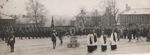 Parade with clergy and Veterans. The Gloucestershi