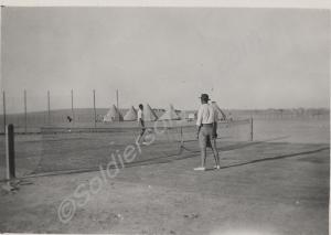 Officers' Tennis Court. 2nd Battalion, The Glouces