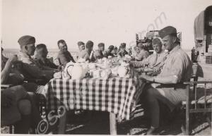Officers' breakfast.  2nd Battalion, The Glouceste