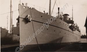 The gunboat "El Fawzia". 2nd Battalion, The Glouce