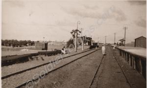 Railway station. 2nd Battalion, The Gloucestershir