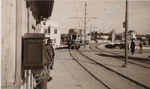 Tram station. 2nd Battalion, The Gloucestershire R