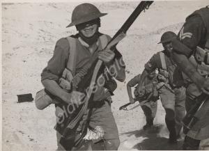 Desert training exercise.  2nd Battalion, The Glou